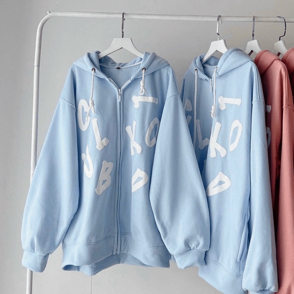 Áo Khoác Nam Có Nón Chất Nỉ Co Giãn Tốt in Chữ Cái Đẹp Form Rộng Mặc Thoáng Mát [NEW UNISEX]