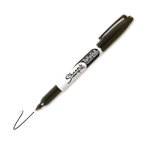 Bút vẽ vải chuyên dụng Sharpie Laundry - Black
