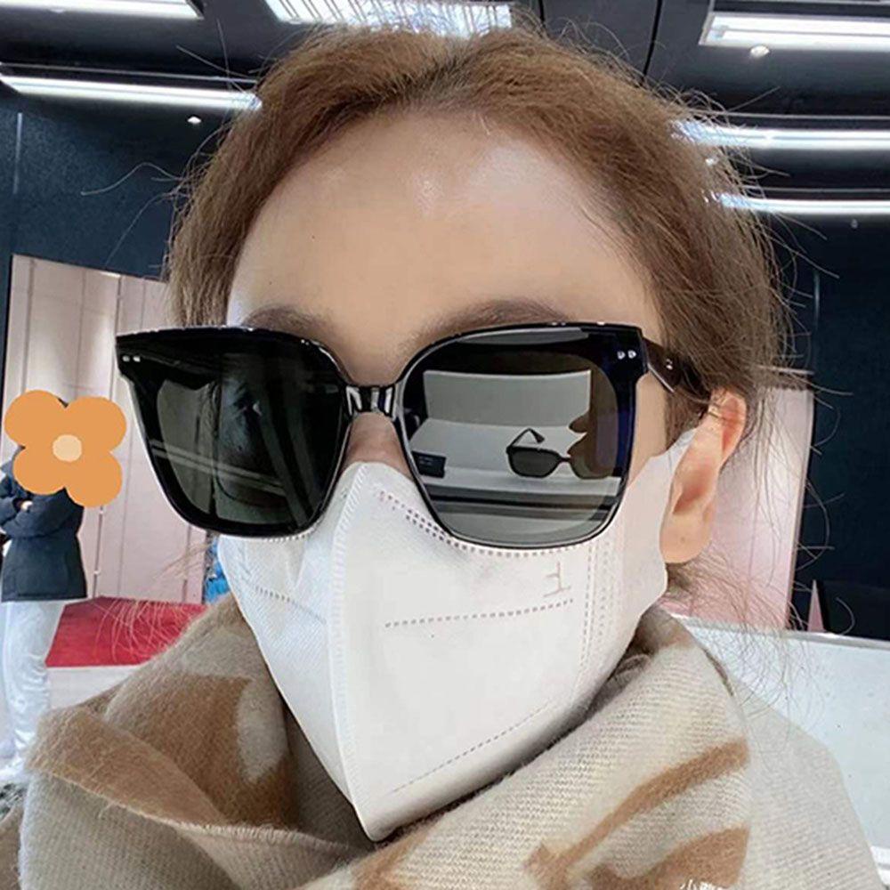 Kính Mát Gọng Vuông Chống Chói WMES15H Phong Cách Hàn Quốc Cổ Điển Thời Trang Cho Nữ