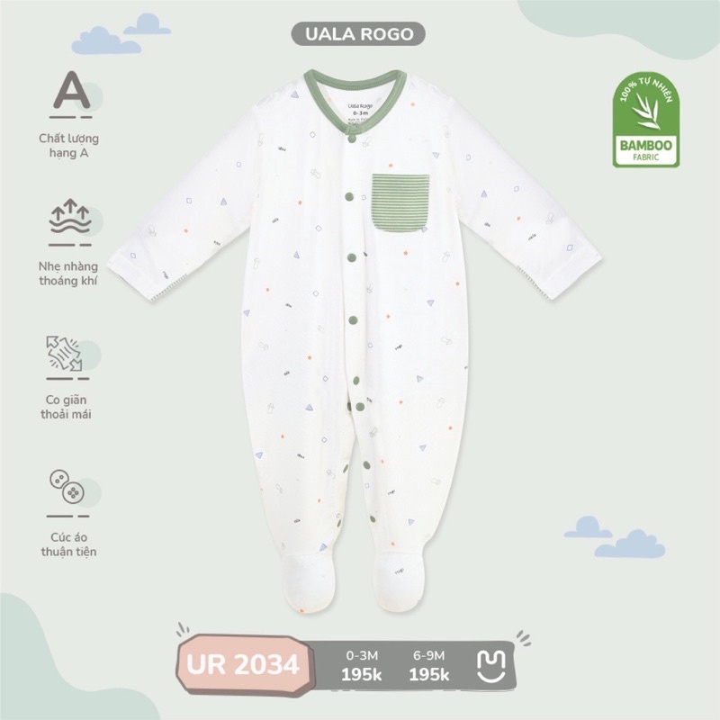 Body Dài Liền Chân Pettit Uala Rogo UR 2034