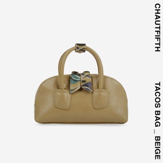 Túi xách tacos màu beige size nhỏ - chautfifth