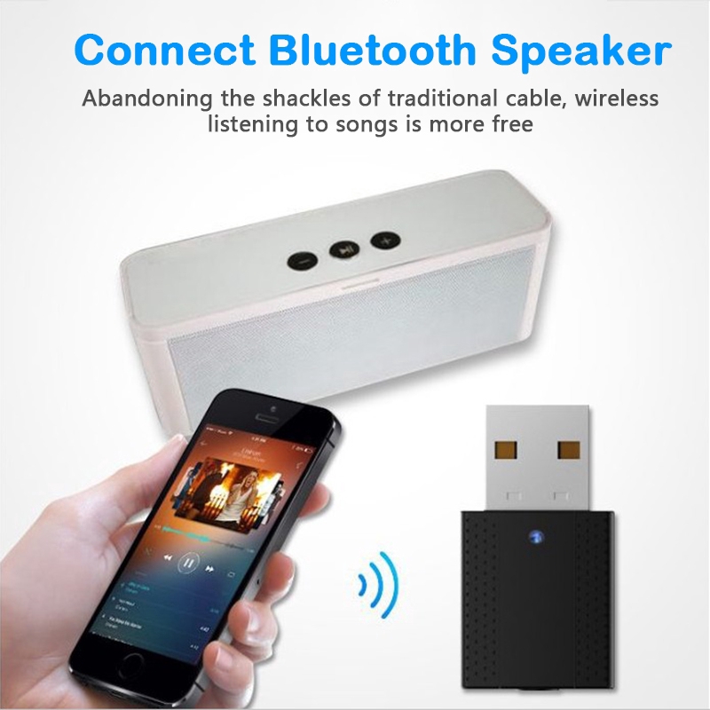Bộ chuyển đổi 2 trong 1 thu phát không dây Bluetooth AUX cổng USB 5.0 3.5mm | BigBuy360 - bigbuy360.vn