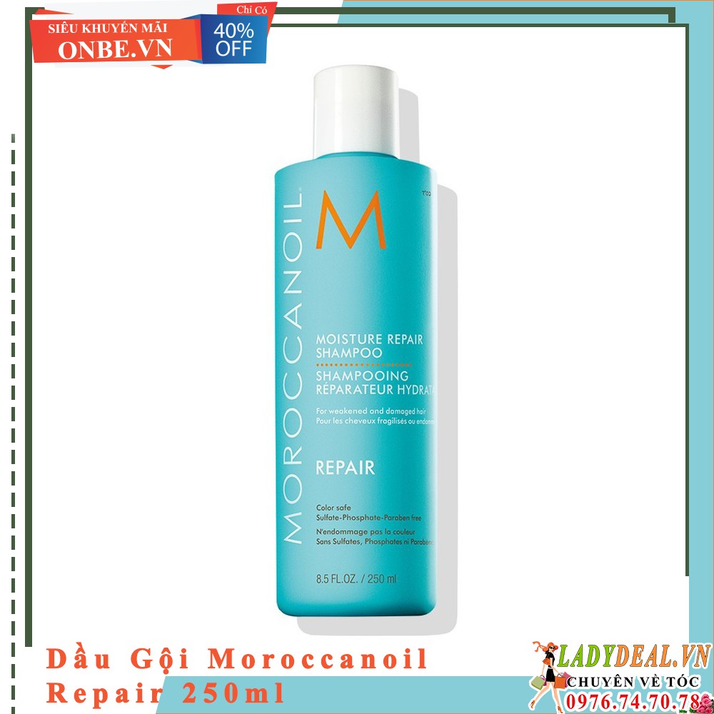 DẦU GỘI XẢ PHỤC HỒI ĐỘ ẨM MOROCCANOIL REPAIR [ 100ml - 250ml ] - CHÍNH HÃNG - NHIỀU PHÂN LOẠI