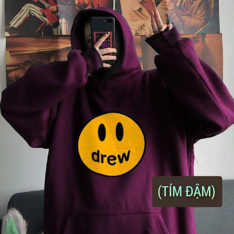 Áo Nỉ HOODIE Drew house Chữ gấu, áo nỉ bông hoodie unisex nam nữ (Tặng Kèm bộ tag+giấy thơm)