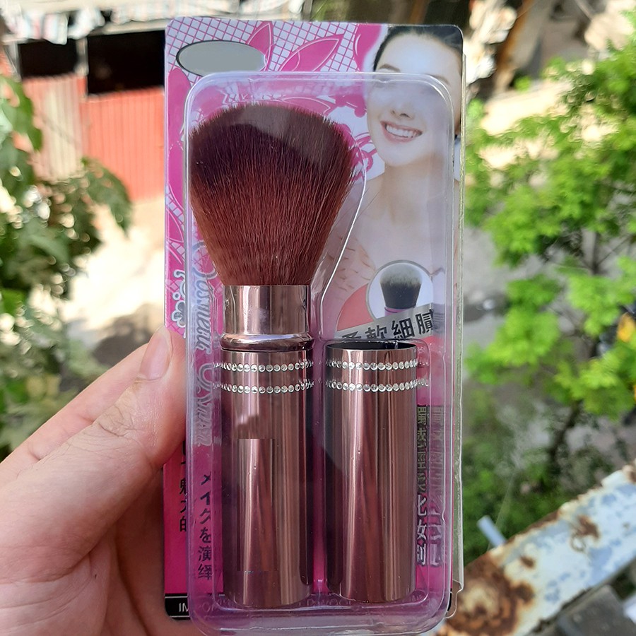Cọ phấn phủ phấn má Cosmetic Brush - màu nâu