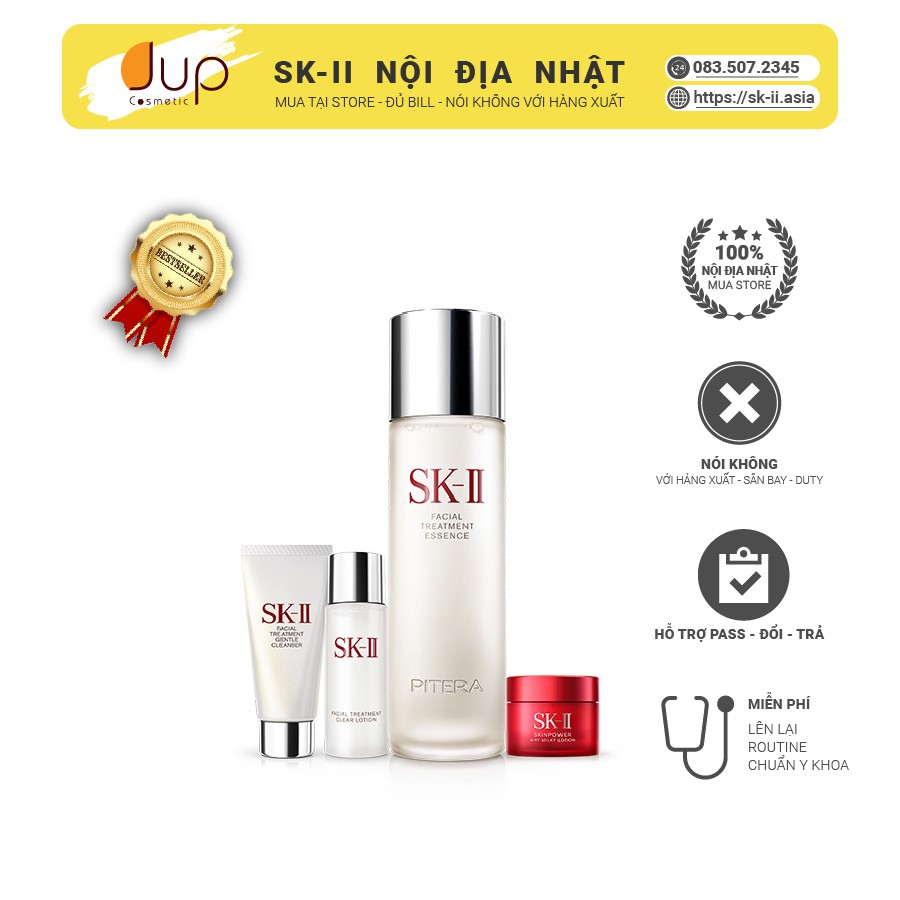 Set Sk-II 4 món Nước thần 230ml nội địa Nhật.