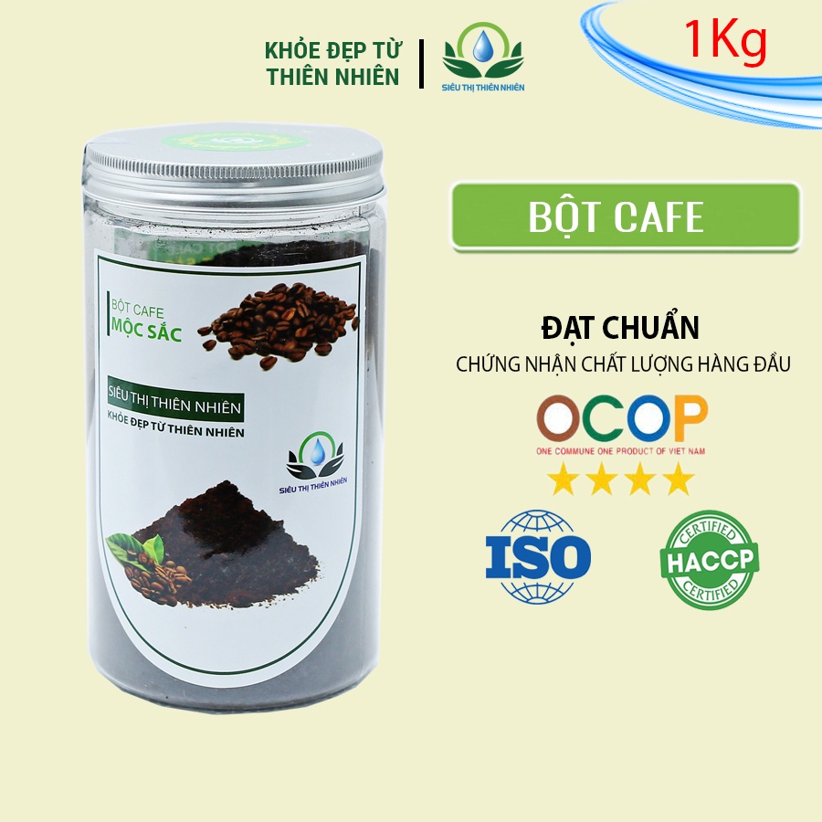 Bột bã cafe nguyên chất tẩy da chết Mộc Sắc 1kg