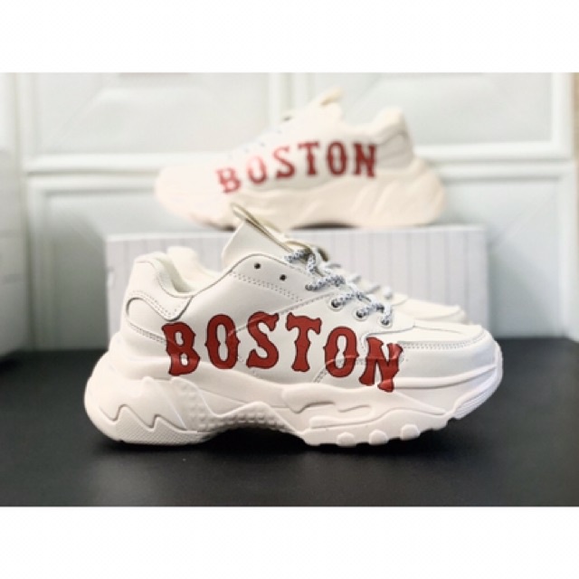 Giày Sneaker_MLB_Boston Nam Nữ Chuẩn Bản Trung, Giày thể thao thời trang Full Box + Bill