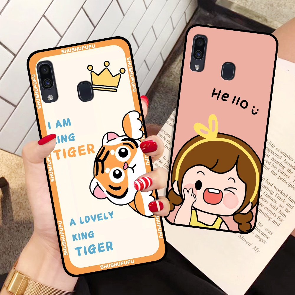 Ốp lưng Samsung A20 - A30 - M20 in hình mickey, hổ, kingtiger siêu rẻ T19 - T24