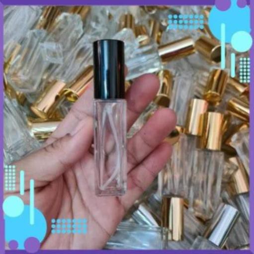 Lọ Chiết Nước Hoa ❤ TRÙM SỈ ❤ Chai lọ chiết nước hoa 5ml,10ml,20ml vuông đựng dầu thơm, phụ kiện du lịch