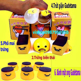 GUDETAMA SQUISHY TRỨNG BÓP TRÚT GIẬN