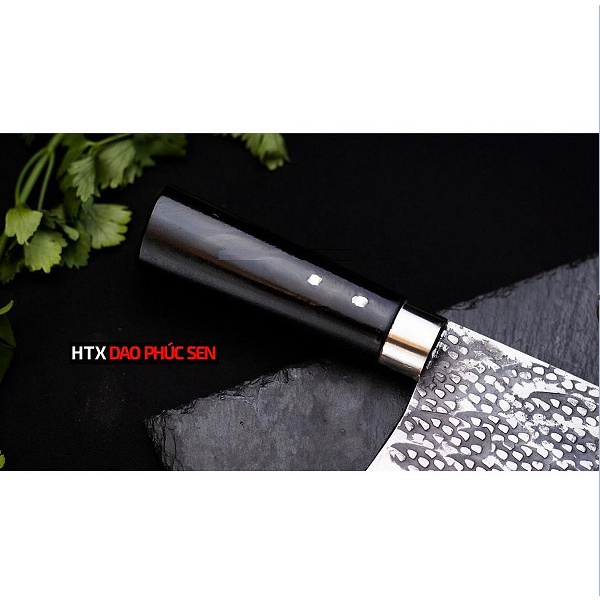 Dao Phúc Sen Dao chặt xương 05 cán mun