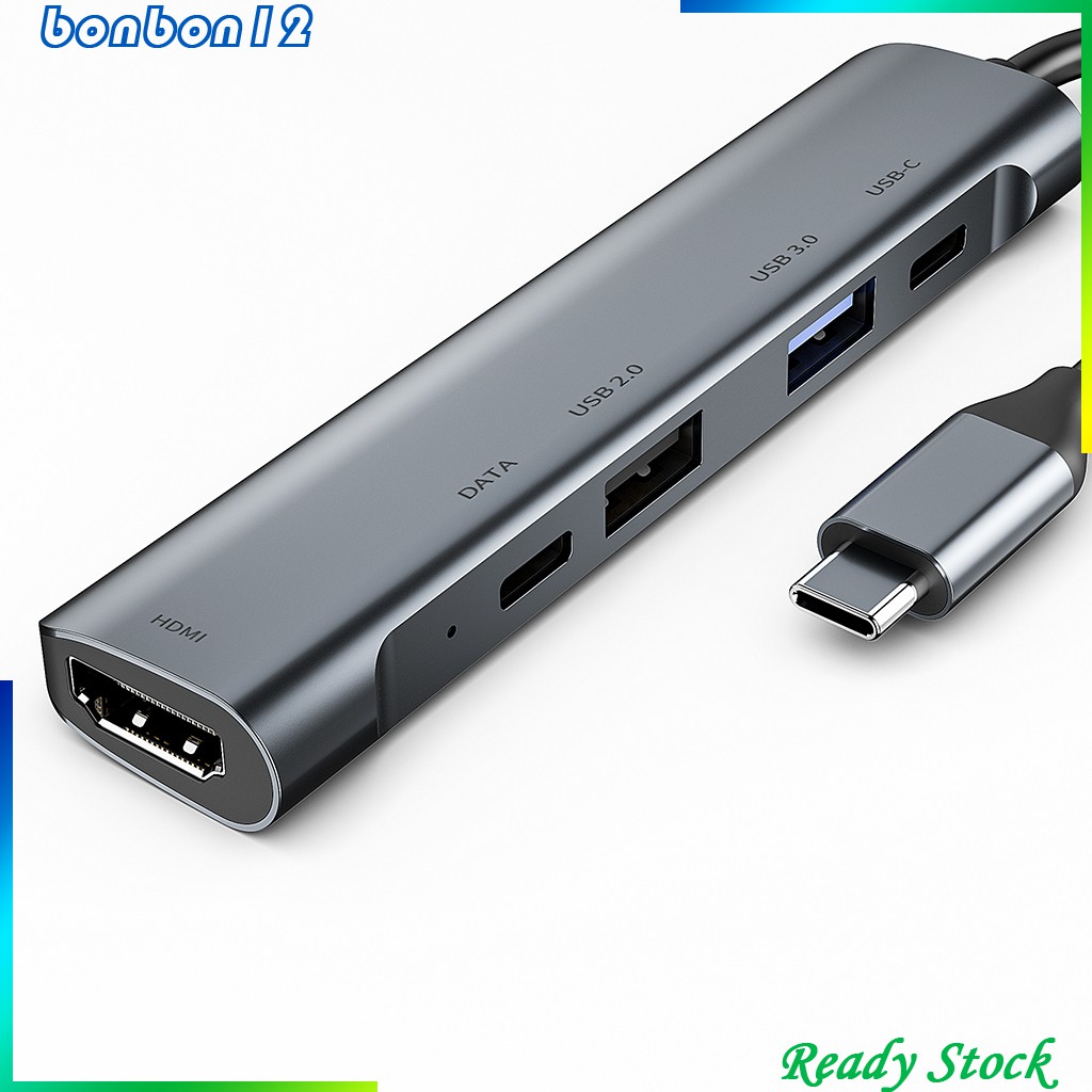 Bộ Chia Usb Type C 4k Hdmi 5 Trong 1