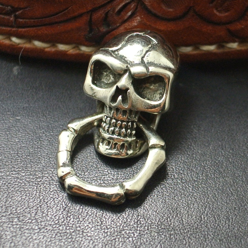 Nút Đồng Thau Hình Bộ Xương Làm Túi Da Diy