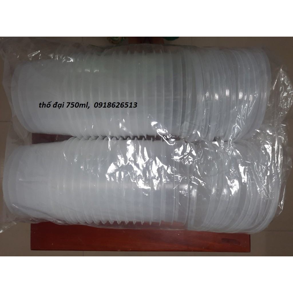 50 cái Hộp nhựa hình tròn có nắp