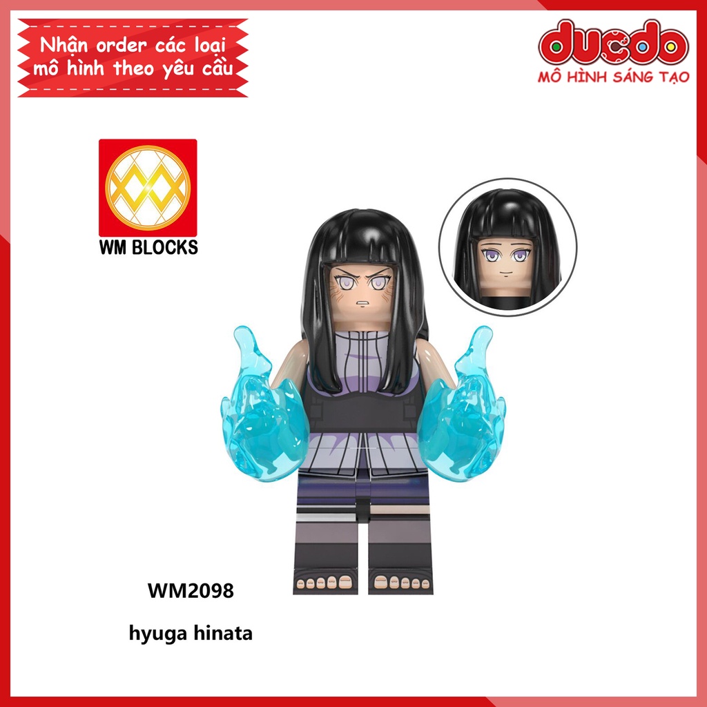 Minifigures các nhân vật Jiraiya, Haku, Zabuza trong Naruto - Đồ chơi Lắp ghép Xếp hình Mô hình Mini WM WM6107