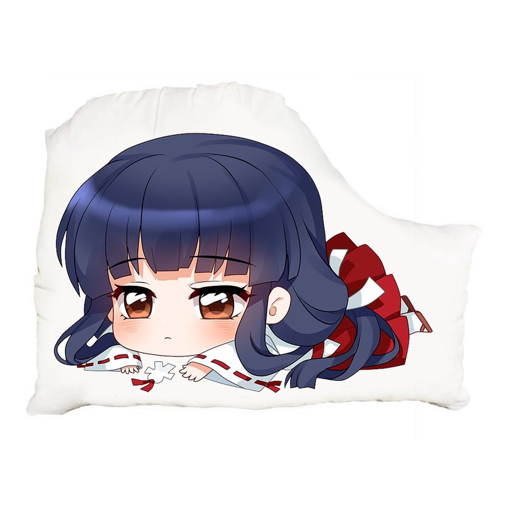 (NẰM) Gối ôm in hình nhân vật INUYASHA KHUYỂN DẠ XOA anime chibi tiện lợi xinh xắn êm ái