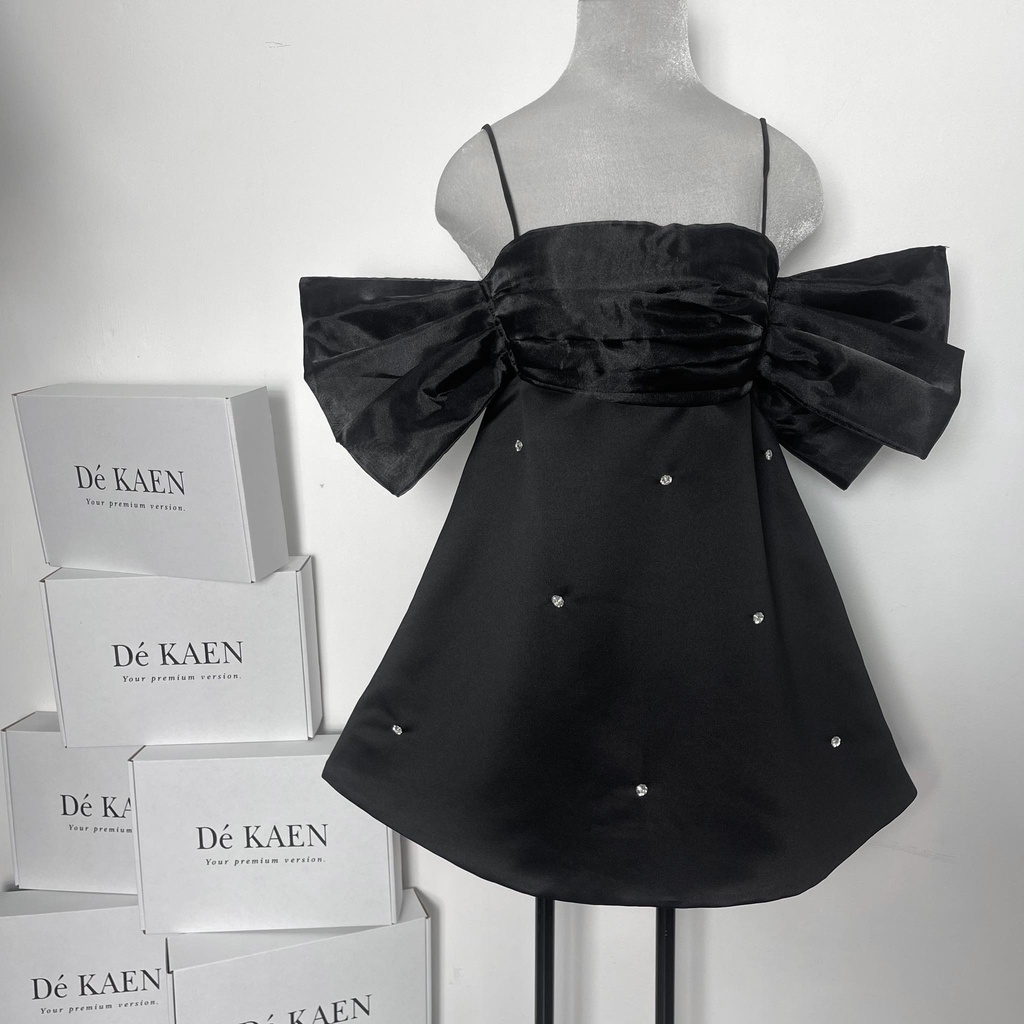 - Váy 2 dây phối voan tay xinh xắn - JOLIE DRESS