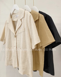 Áo blazer dáng lửng - ảnh thật