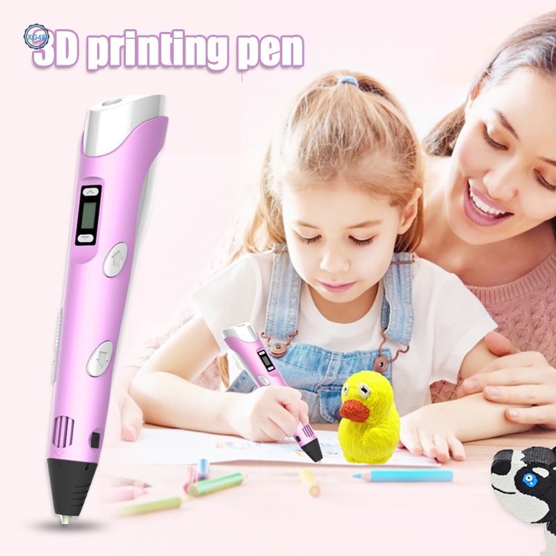 Bút In 3D Kỹ Thuật Số Thông Minh Màn Hình 3D DIY Có Cáp usb Và Đầu Cắm usb Bền Bỉ In 3D