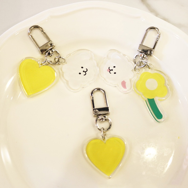 Móc Khóa Hình Đám Mây Và Hoa Thời Trang Đa Năng