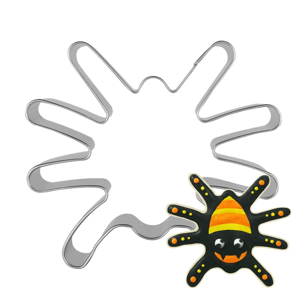 Khuôn Cắt Bánh Quy Hình Nhện Bằng Thép Không Gỉ