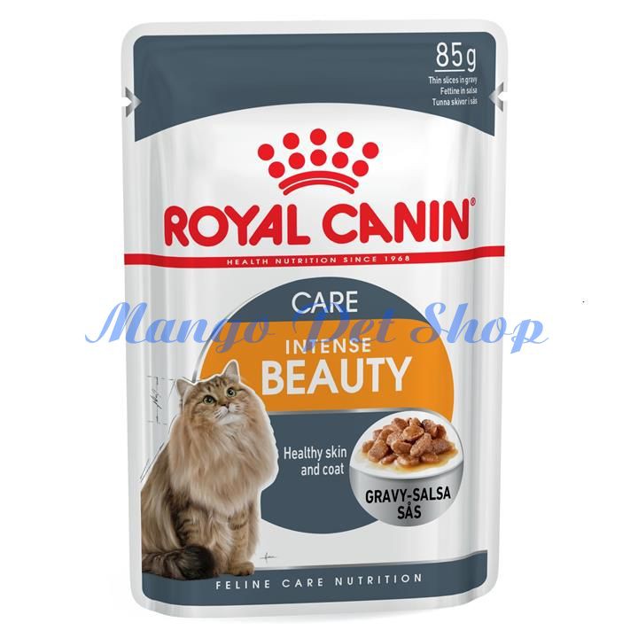 Pate Royal Canin Care - Intense Beauty (Gravy) Gói 85Gr Chăm Sóc Da Lông