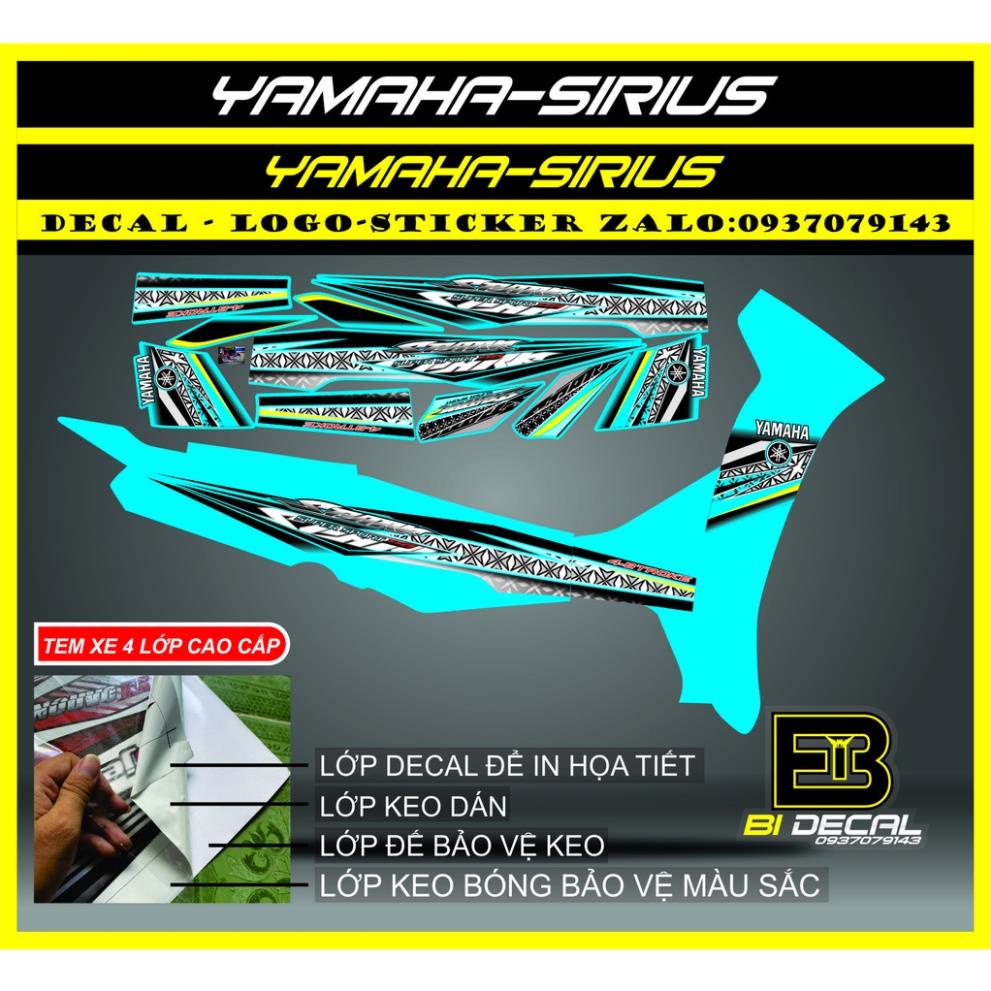 ( Quí khách vui lòng mang ra tiệm cho thợ dán ) Tem Sirius 004