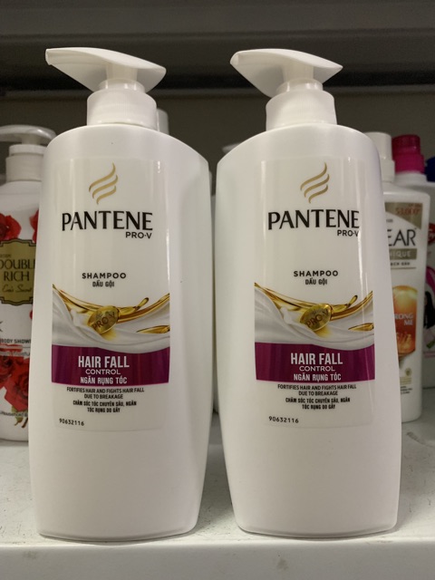 Dầu gội PANTENE việt nam ngăn dụng tóc 650g ( mầu đỏ)