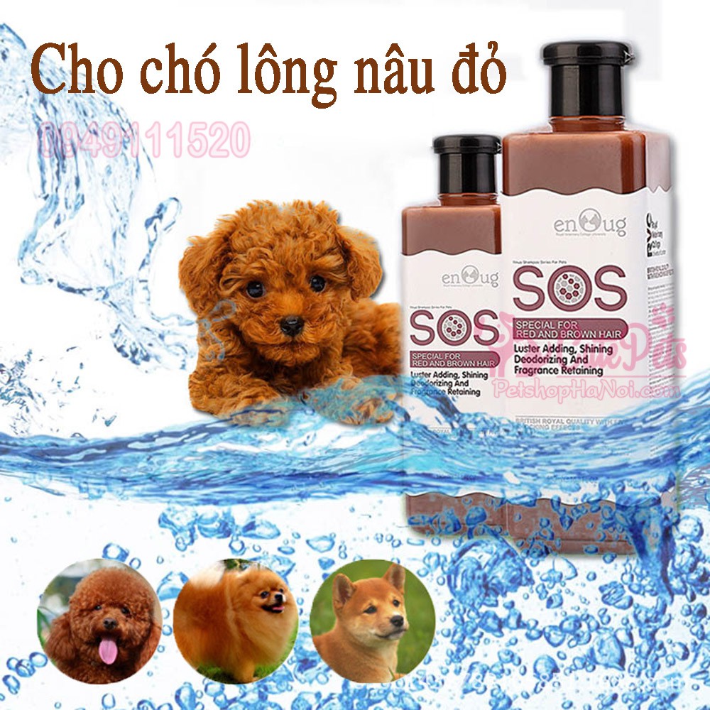 Sữa tắm cho chó mèo SOS 530ml 7 loại - CutePets Phụ kiện chó mèo Pet shop Hà Nội