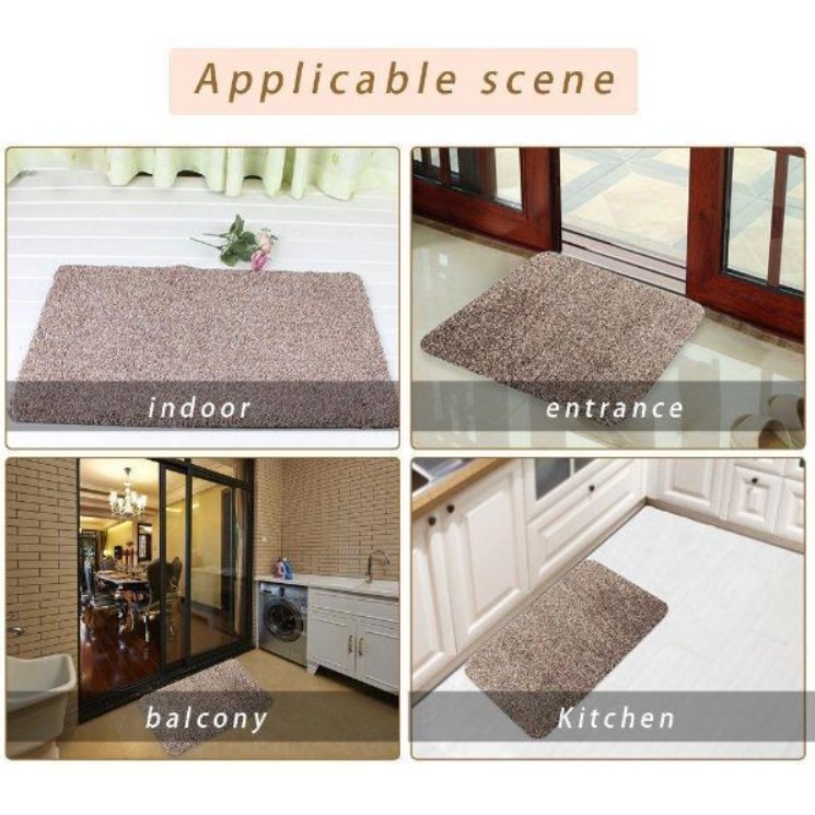 Thảm Cửa Siêu Thấm chất liệu mịn Clean Step Door Mat 2019 - Home and Garden