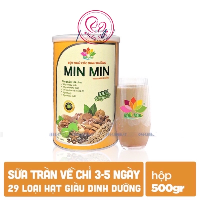 [Siêu lợi sữa] Ngũ cốc lợi sữa Min min chính hãng