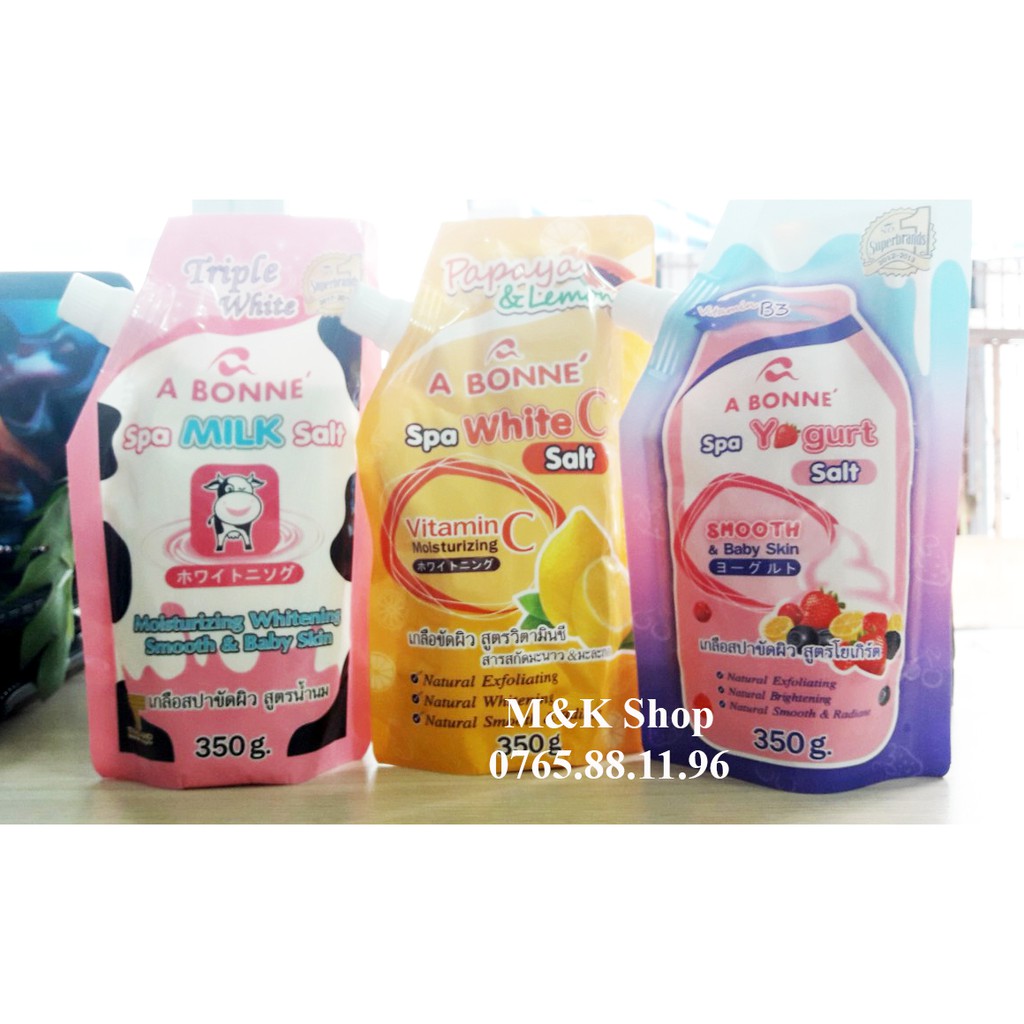 Muối tắm tẩy tế bào chết A Bonne 350g Thái Lan