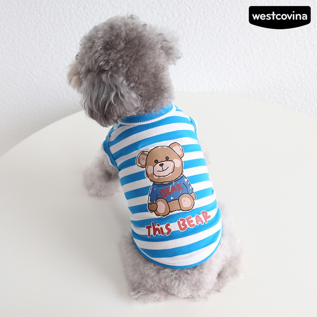 [Mới]♞Áo Thun Không Tay Nhiều Màu Cho Thú Cưng