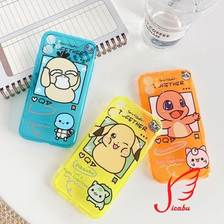 Ốp Lưng Iphone Pokemon Neon Siêu Cute - Từ Iphone 6 Đến Iphone 11 Pro Max