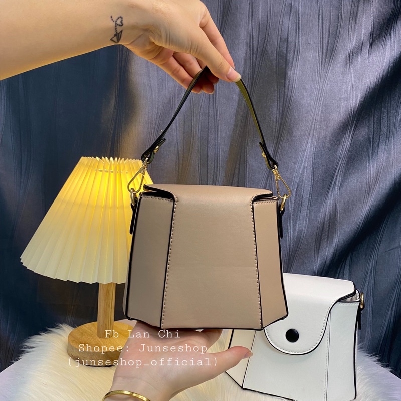 Túi cốp cầm tay có dây đeo chéo xinh xắn Hàng Q/Châu