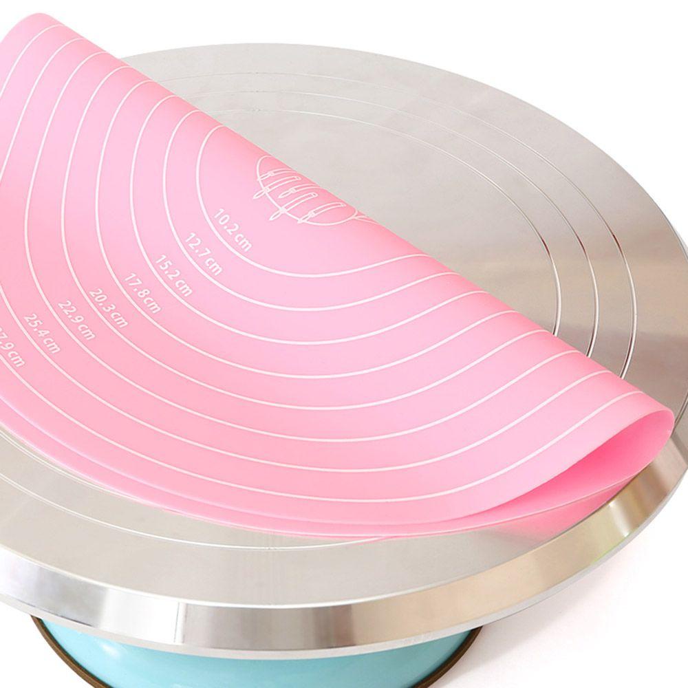 KUNHEV Đế Xoay Nướng Bánh Chống Dính Chịu Nhiệt Độ Cao 12inch Kèm Thang Đo Tiện Lợi