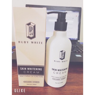 RUBY WHITE - Kem Ủ Trắng Da