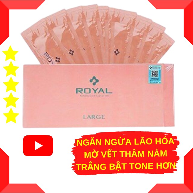 [ CHÍNH HÃNG] Tinh Chất Serum Nhau Thai Cừu Royal Dưỡng Da Giảm Sẹo Mụn Nám Da Thâm Quầng Mắt Tại Nhà Hiệu Quả