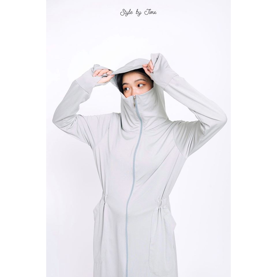 Áo Chống Nắng Toàn Thân 😈 XẢ KHO GIÁ GỐC 😈 Áo Chống Nắng Nữ Toàn Thân Đục Lỗ Làm Mát Thông Hơi | BigBuy360 - bigbuy360.vn