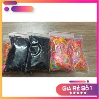 1 gói Chun buộc tóc nhiều màu