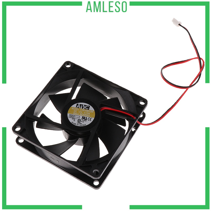 Cooler PC Case Fan 8cm 2Pin Cooling Cooler Ultra Quiet Bearing High Speed