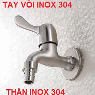 VÒI NƯỚC INOX SUS 304 FI 15 O&T