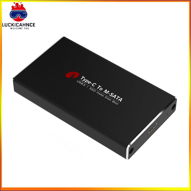 Hộp Đựng Ổ Cứng Ngoài Ssd Hdd Chuyển Đổi Type-C Sang Msata Usb 3.1 Ốp | BigBuy360 - bigbuy360.vn