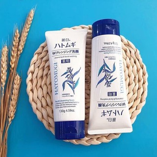 Sữa rửa mặt ý dĩ Hatomugi Naturie Nhật Bản 130g trắng sáng da,mờ thâm sẹo,Se khít lỗ chân lông, hạn chế bã nhờn
