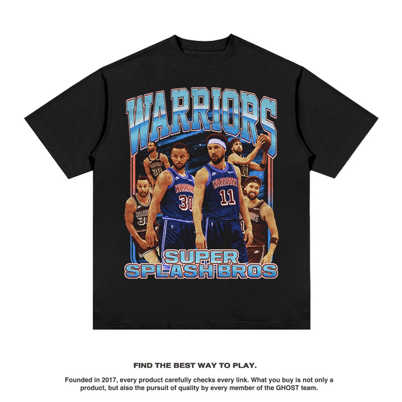 Hq1 Áo Thun Thể Thao Tay Ngắn Cổ Tròn In Hình Cầu Thủ Bóng Rổ NBA Size QH1