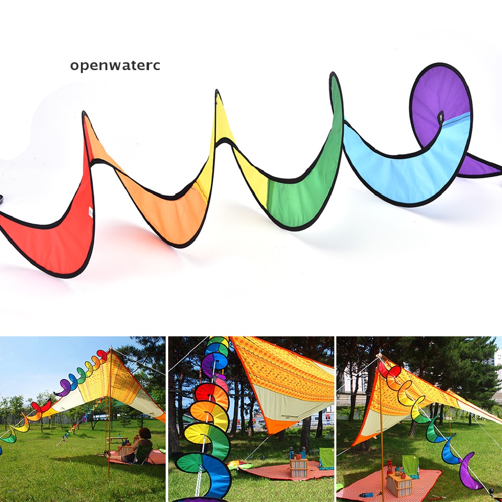 Chong Chóng Gió Dạng Xoắn Ốc Dùng Trang Trí Lều Cắm Trại