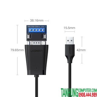 CÁP CHUYỂN USB 2.0 RA RS422/485 UGREEN 60562