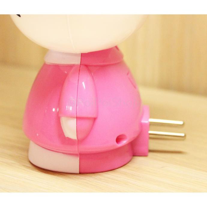 Đèn Ngủ Led Hình Hello Kitty Dễ Thương Điều Khiển Từ Xa Cho Bé