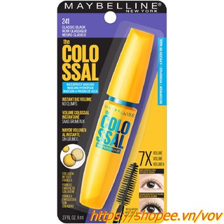 Mascara maybelline 7x colossal volum express usa 8ml 100% chính hãng